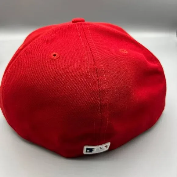 Cleveland Indians Guardians Hat Men 7 1/2 100 Years 59Fifty New Era Fitted New‎